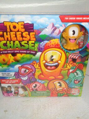 Toe Cheese Chase, "Toe-Tally" Epic Game Of Tag Kids Game New Sealed